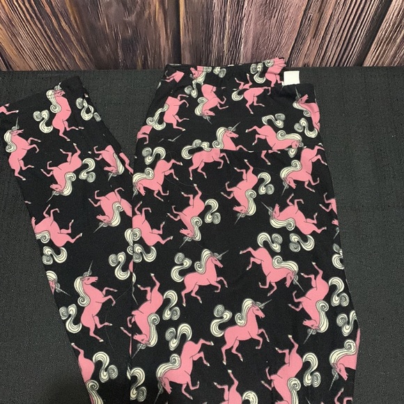 LuLaRoe Unicorn and Rainbow Leggings Lot OS - Picture 5 of 8